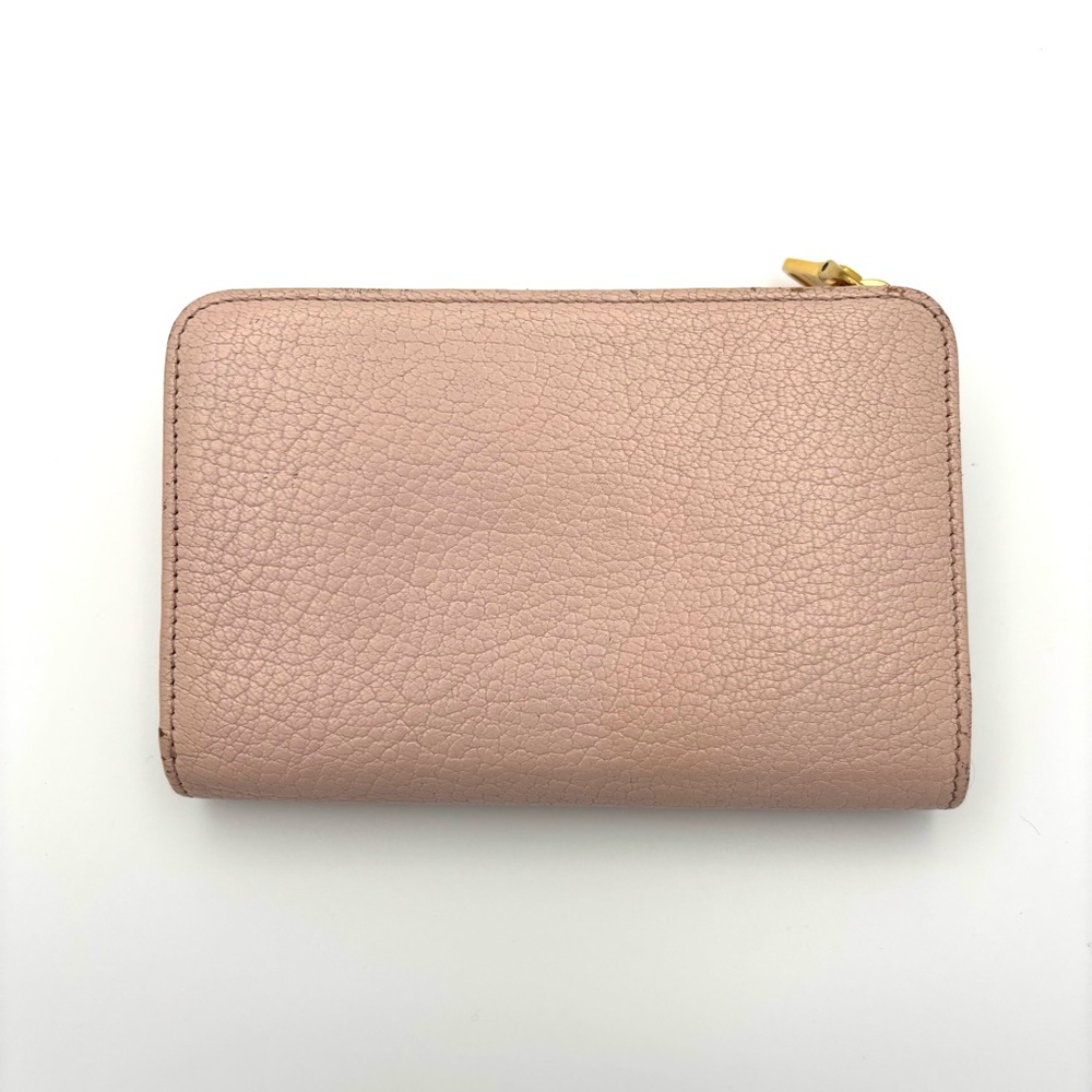 Miu Miu Two-Tone Pink Leather Wallet - Picture 2 of 8